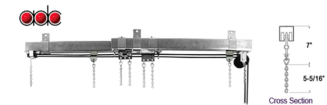 SILENT STEEL® 280A Curtain Track