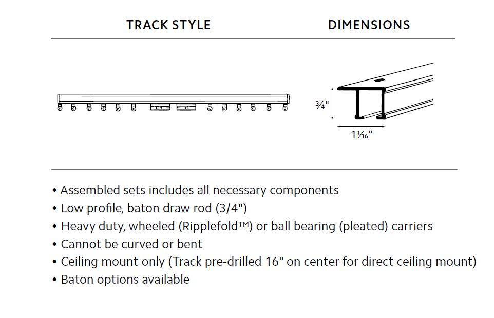 Architrac® Series 94004 Curtain Track...