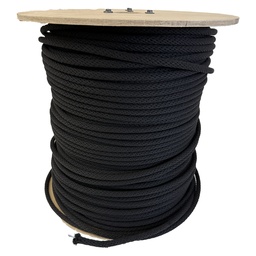 5/16" (#10) Black Cotton Bell Cord.